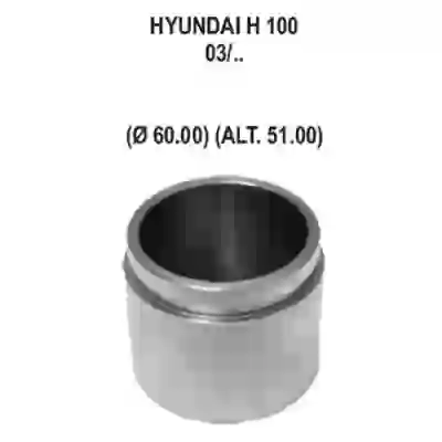 Pfd00957 - piston caliper ø 60mm alt.51mm hyundai  h100